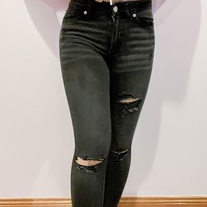 Primark distressed skinny jeans